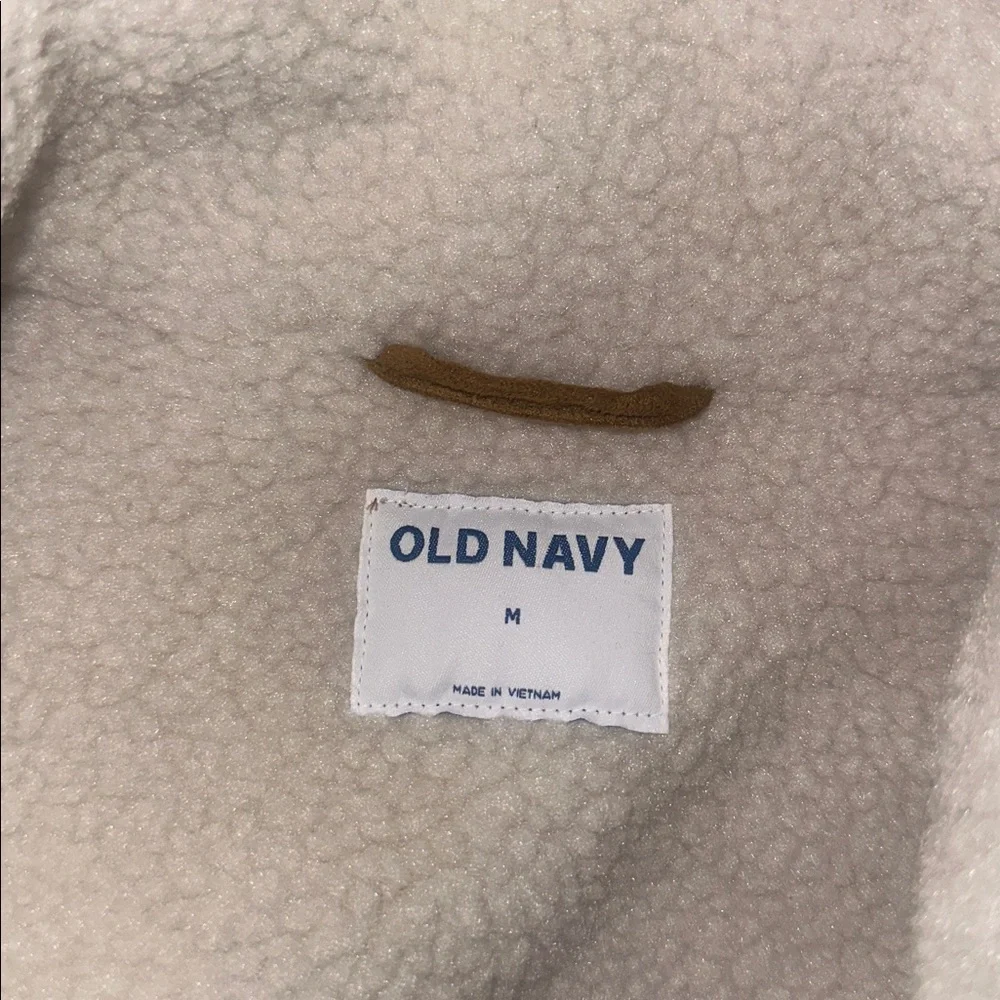 Old Navy Sherpa Lined Moto Jacket NWT - Picture 7 of 8